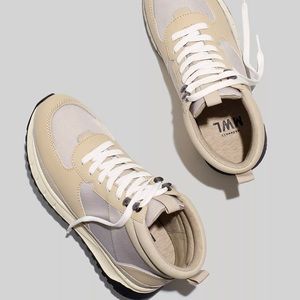 Madewell Kickoff hi-top trainer sneaker boot-NEW!